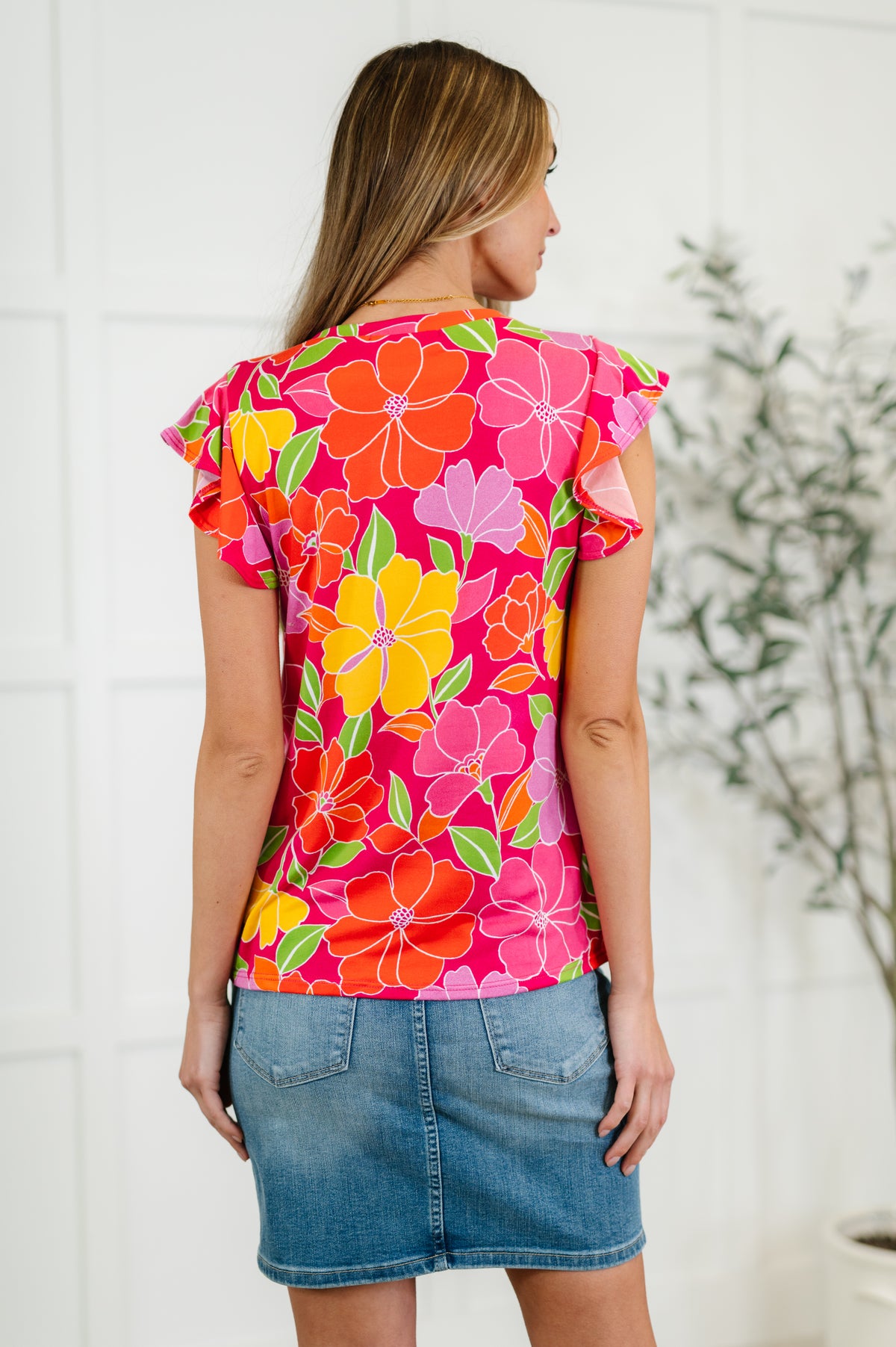 Garden Giggles Flutter Sleeve Top - 5/13/2025