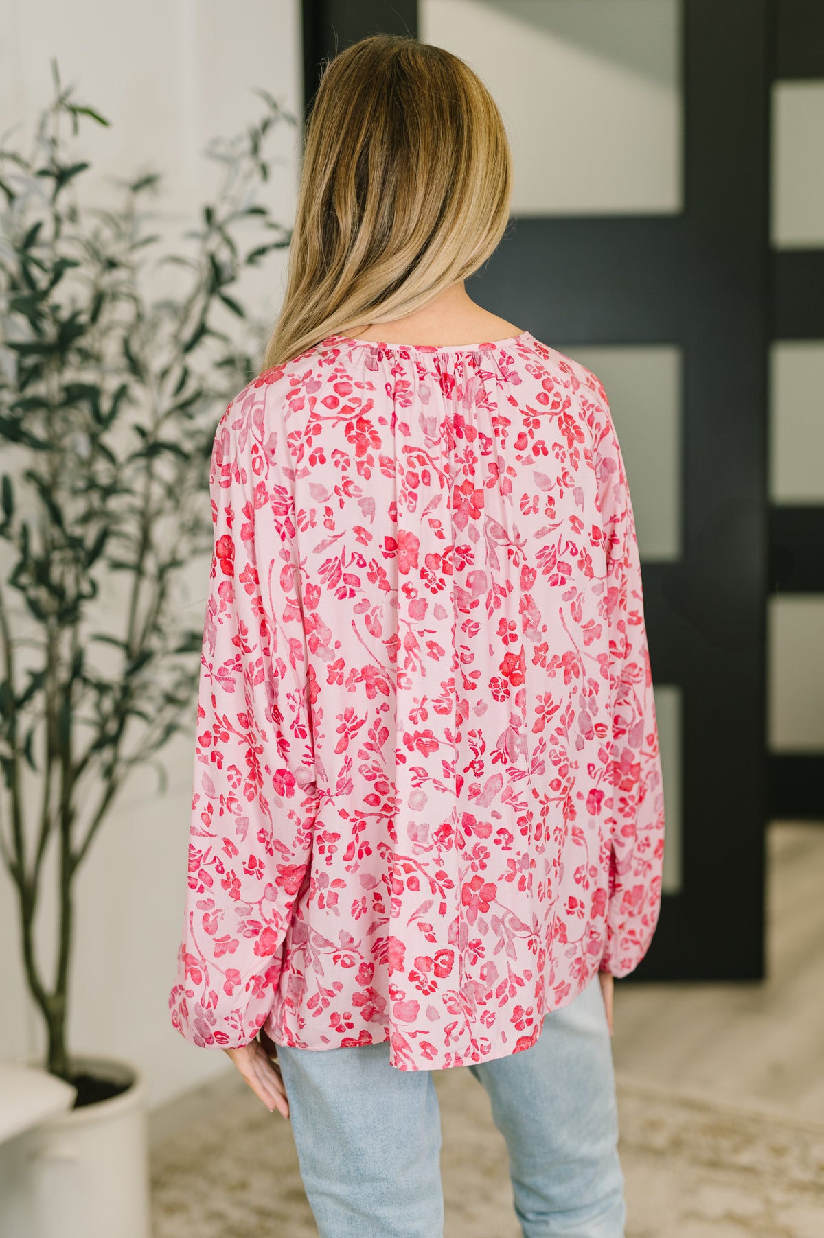 Garden Kiss V-Neck Puff Sleeve Blouse - 2/10/2026