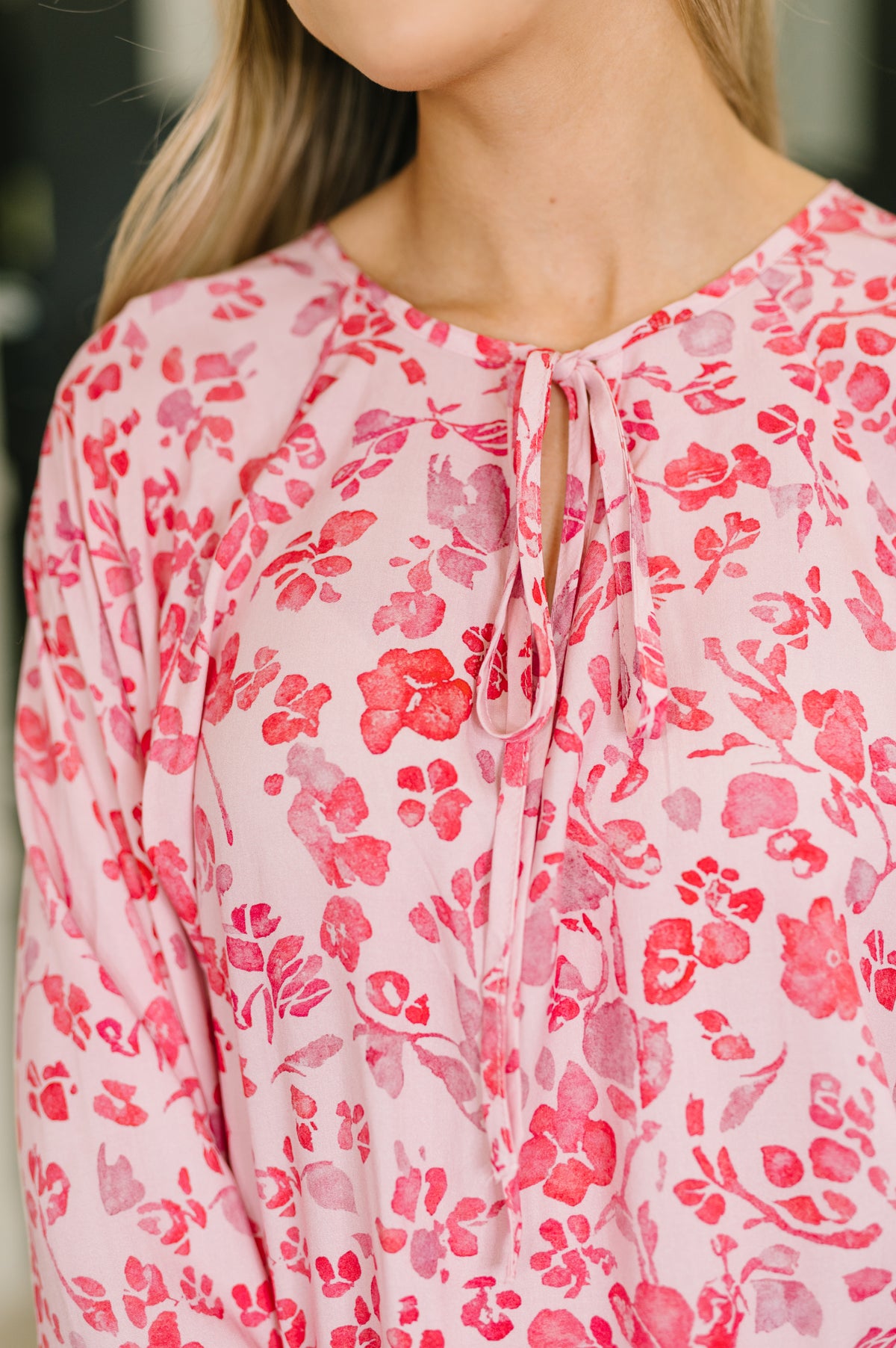 Garden Kiss V-Neck Puff Sleeve Blouse - 2/10/2026