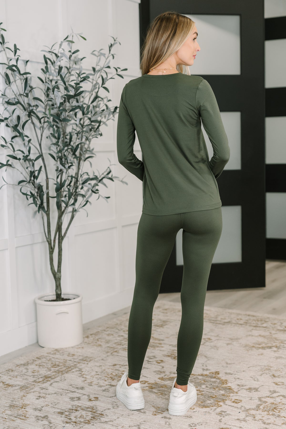 Get Me Cozy Set in Dark Olive - 10/8/2025