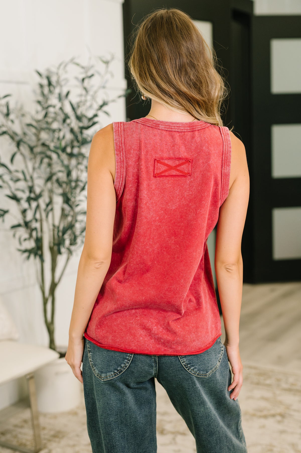 Get it Right V-Neck Mineral Wash Tank - 7/7/2026