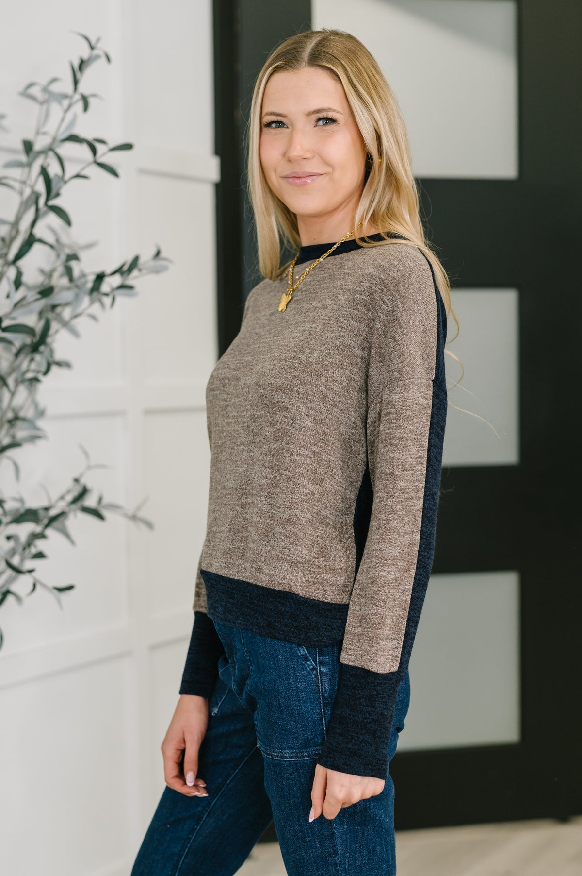 Give Me a Call Color Block Pullover - 10/31/2025