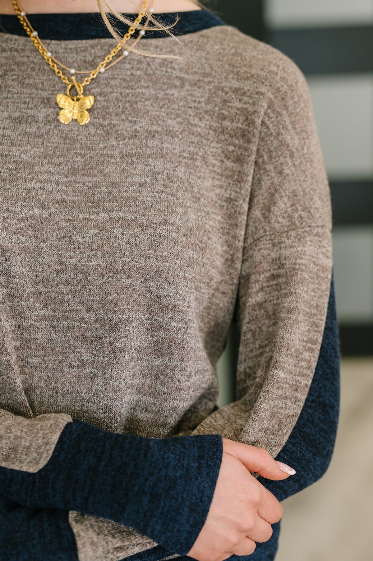 Give Me a Call Color Block Pullover - 10/31/2025