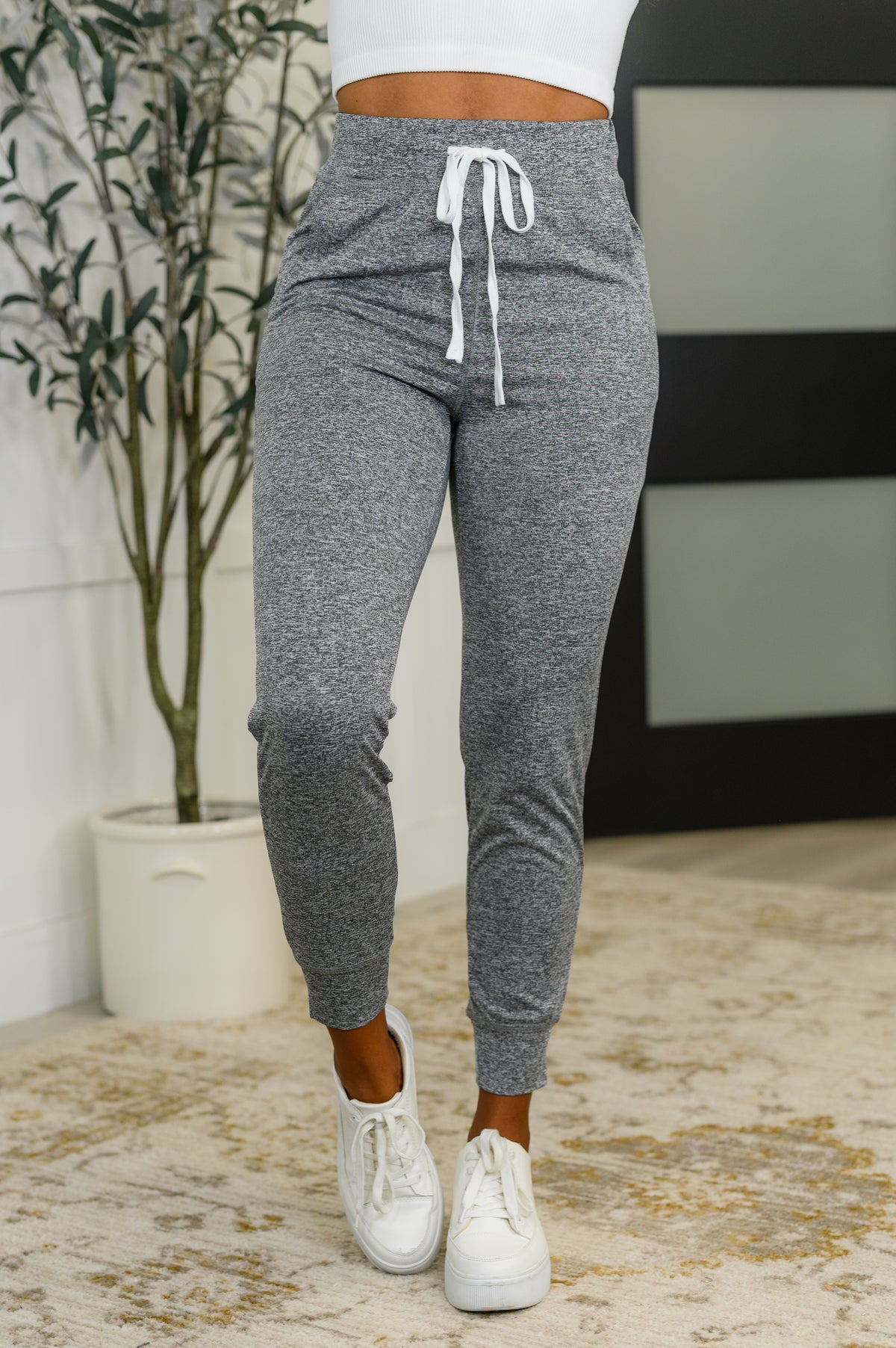 Giving the Run Around Joggers in Gray - 8/4/2025