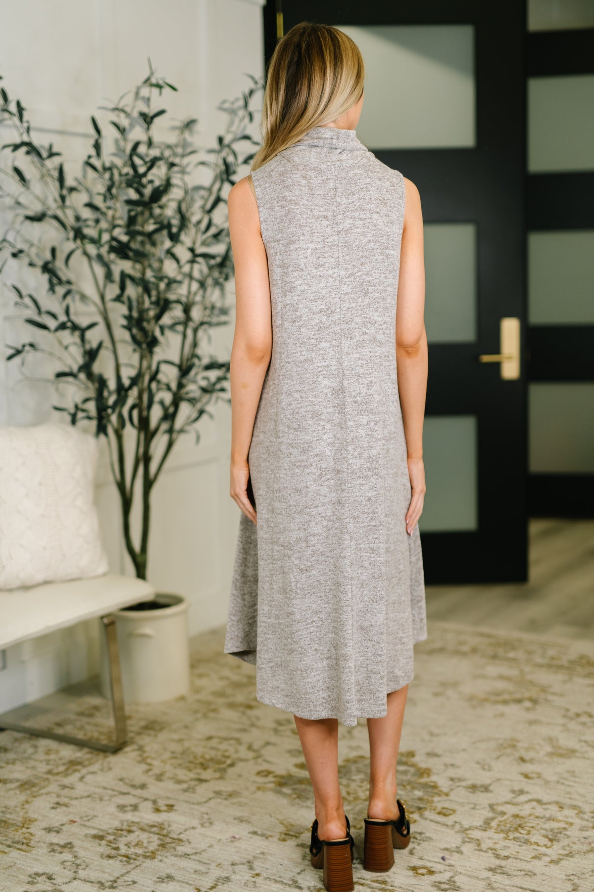 Glam Dress and Cardigan Set in Chocolate - 1/9/2026