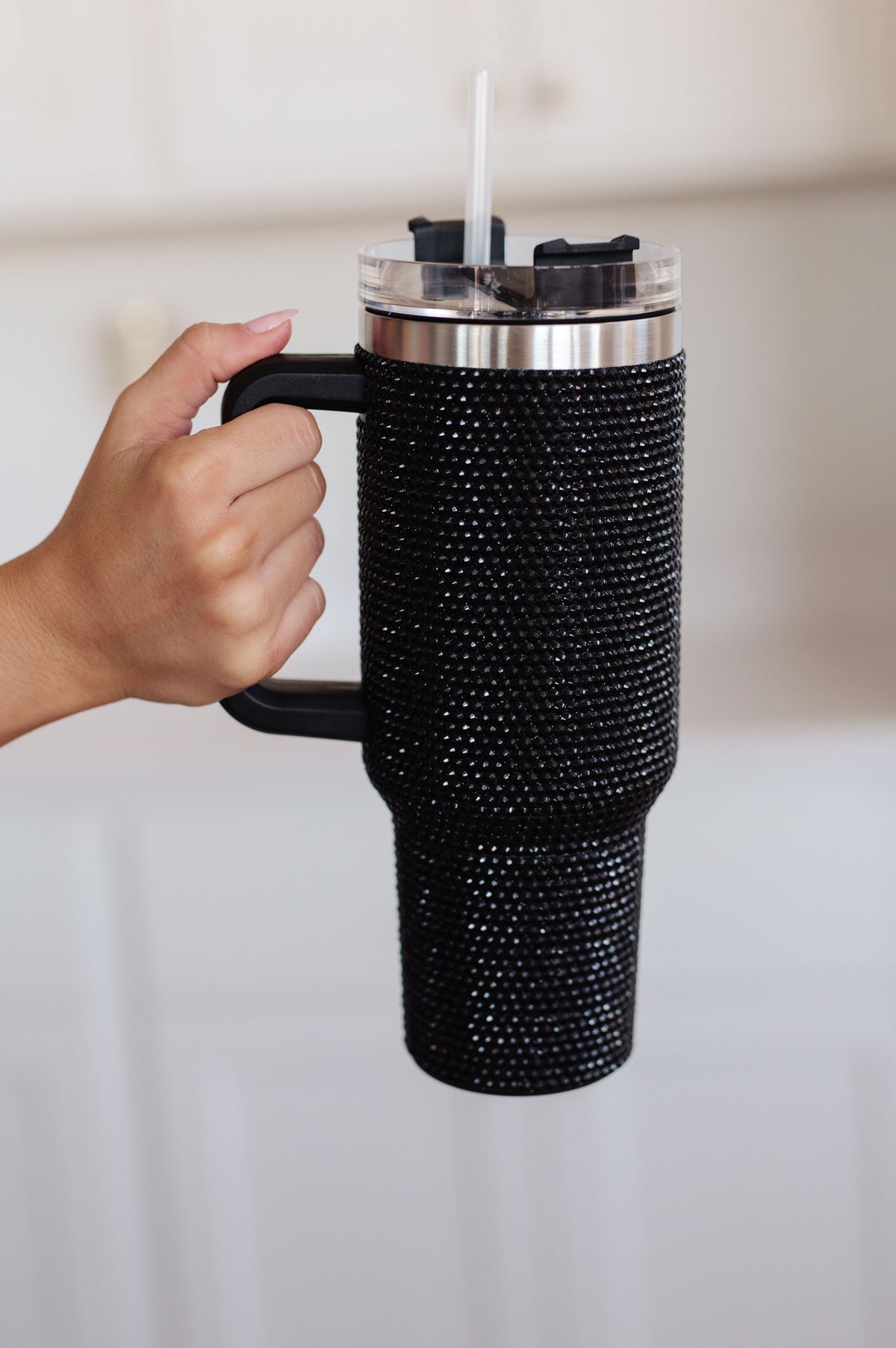 Glam Girl 40 oz Rhinestone Tumbler in Black - 11/20/2023