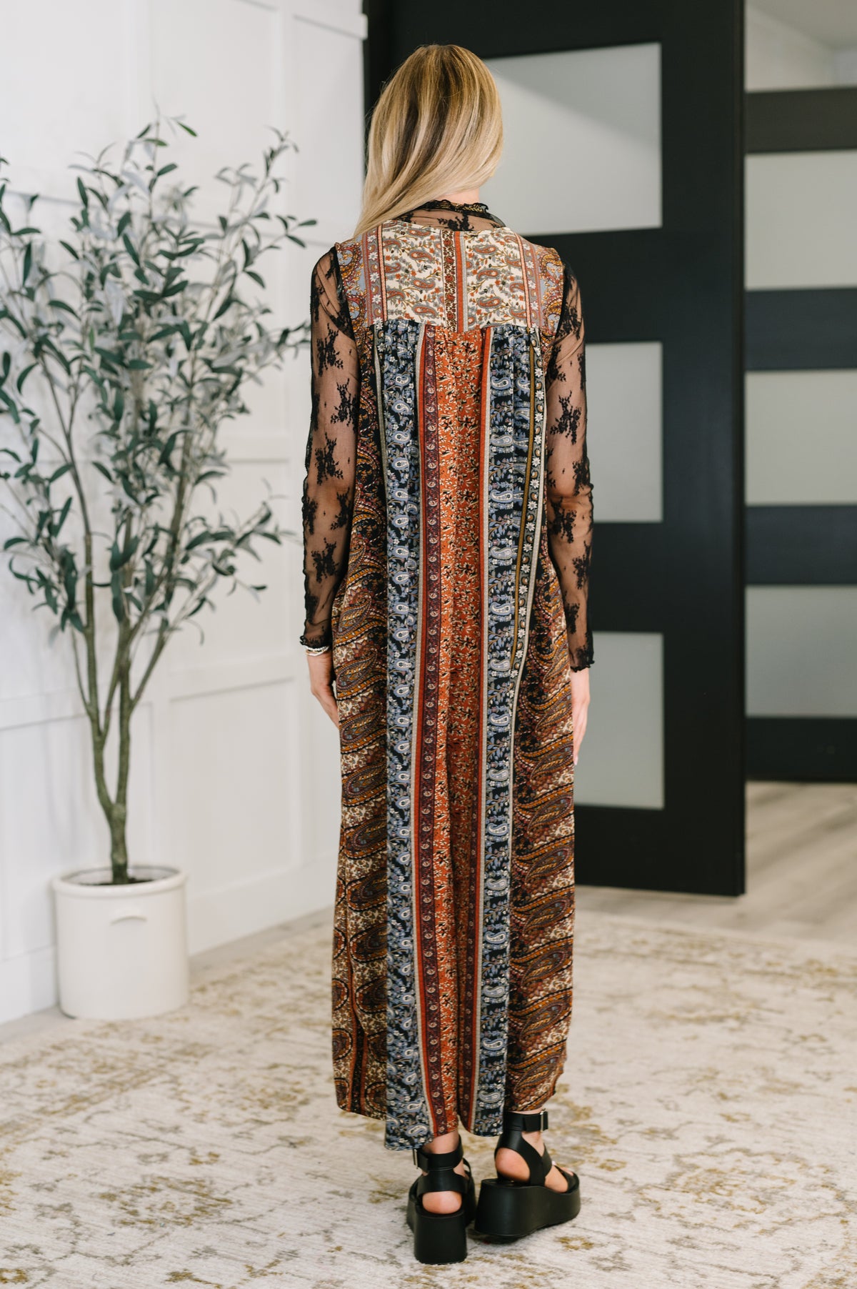 Going with the Flow Mixed Print Jumpsuit - 10/28/2025