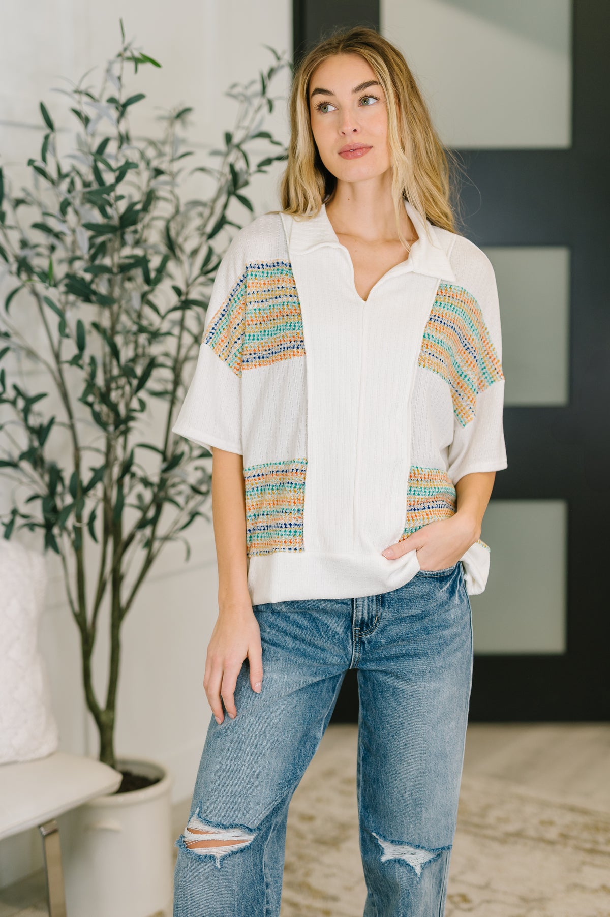 Good For Me Collared Knit Top - 2/20/2026