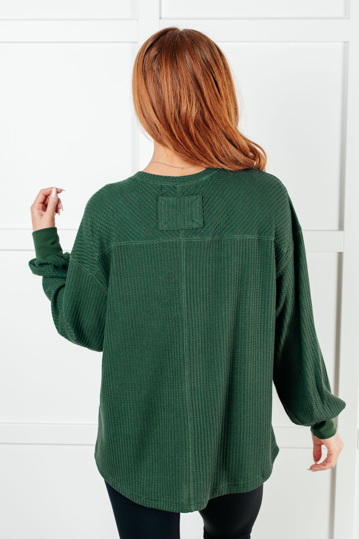 Good Things Are Coming V-Neck Top in Green - 1/16/2025