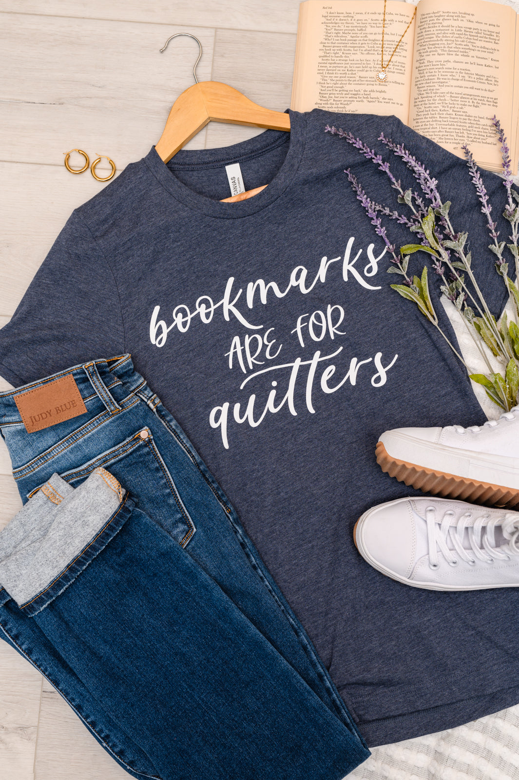 Bookmarks Are For Quitters Graphic Tee - 10/9/2023
