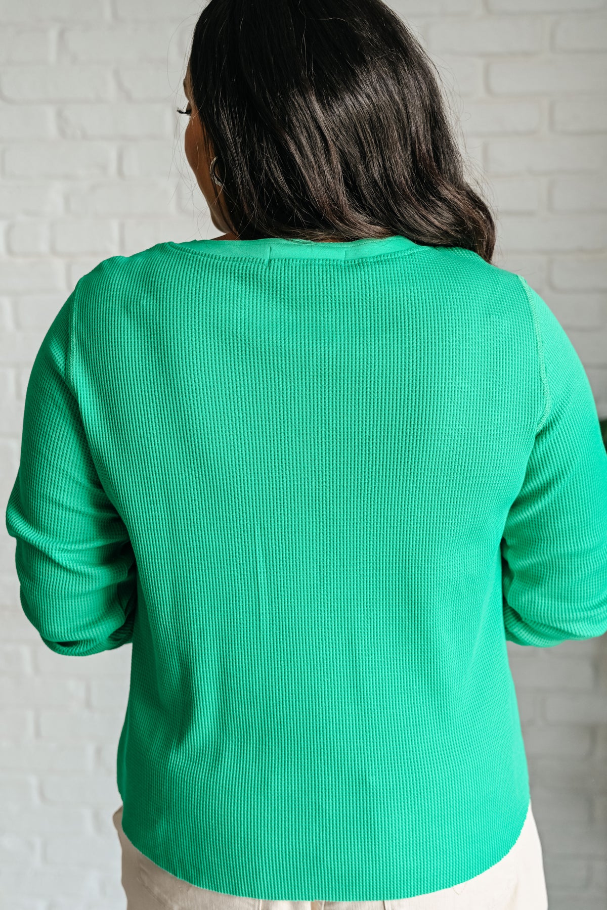 Greensleeves Waffle Knit Henley - 12/22/2025