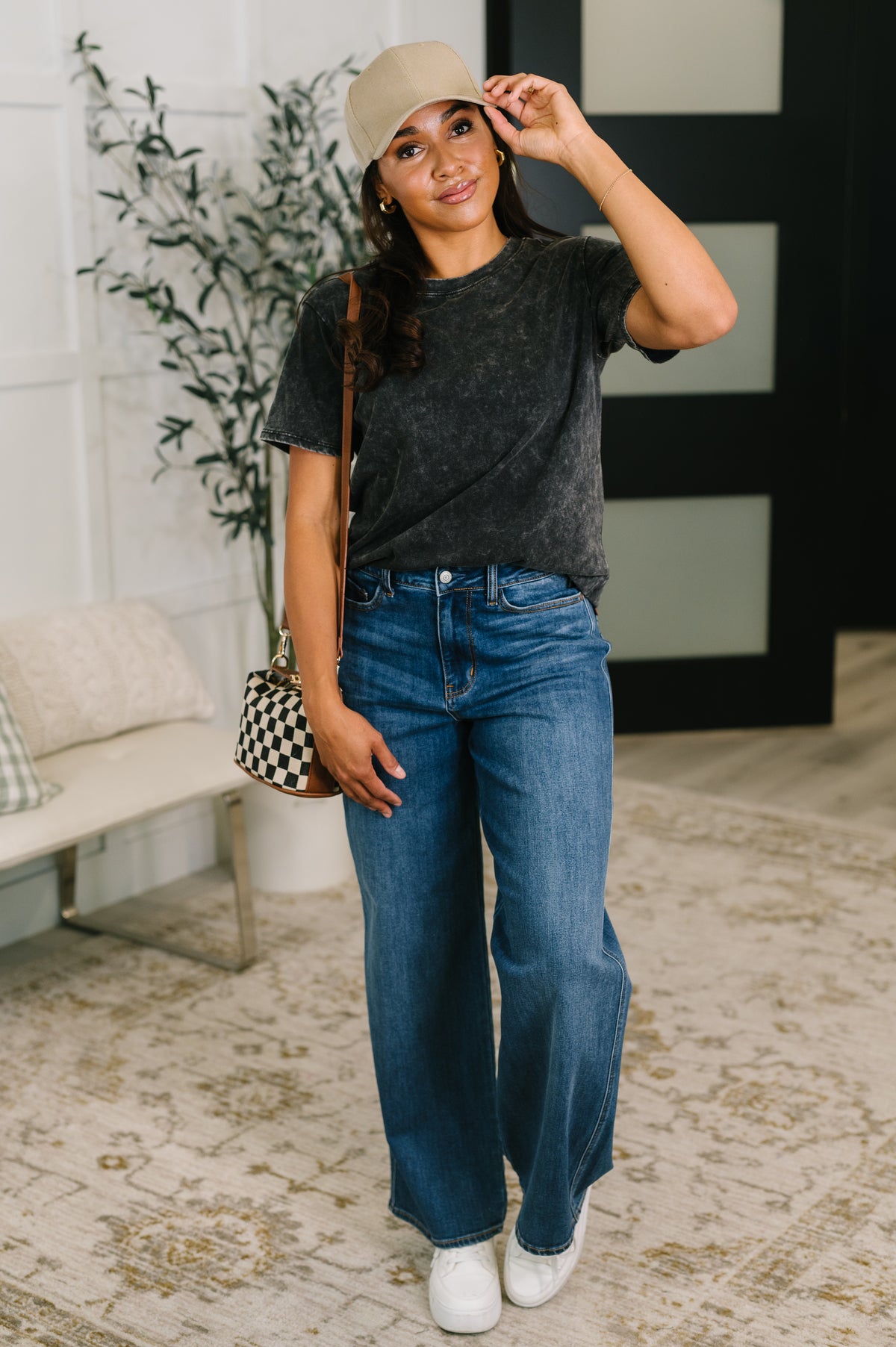 Had to Be There Mineral Wash Tee in Ash Black - 5/27/2026