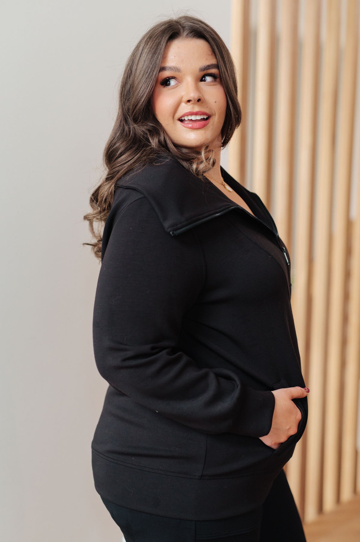 Handle That High Neck Zip Up Jacket - 1/8/2026