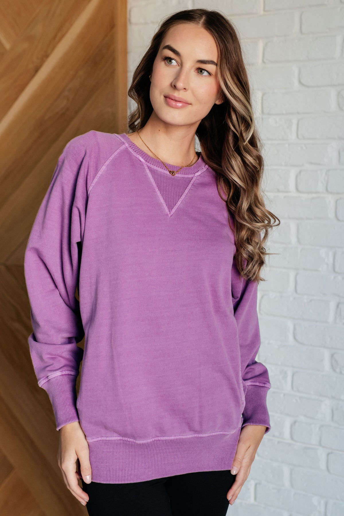 Hands Down Favorite Sweatshirt in Light Plum - 10/30/2024