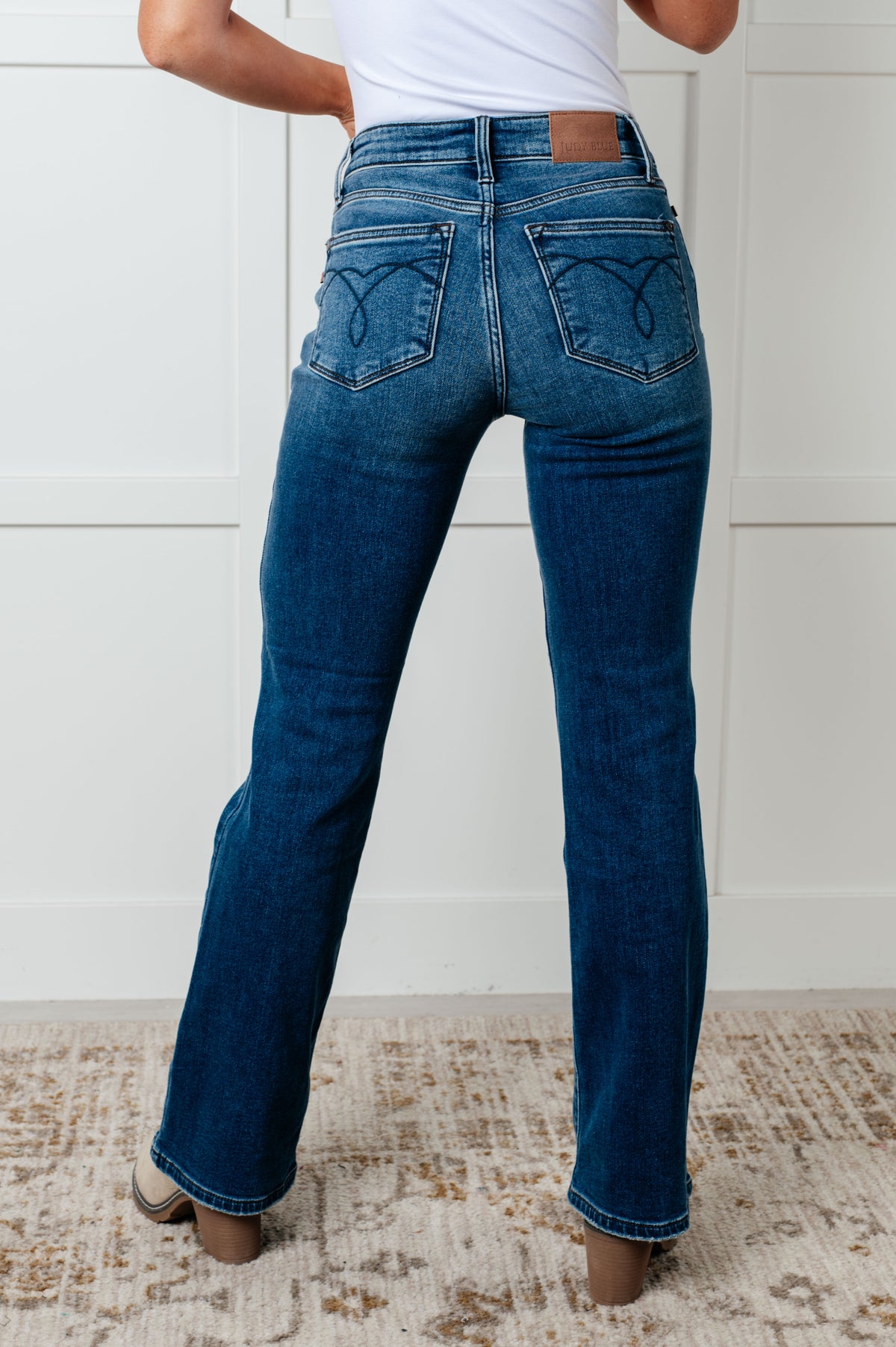 Hannah Mid Rise Thermal Bootcut Jeans - 12/31/2024