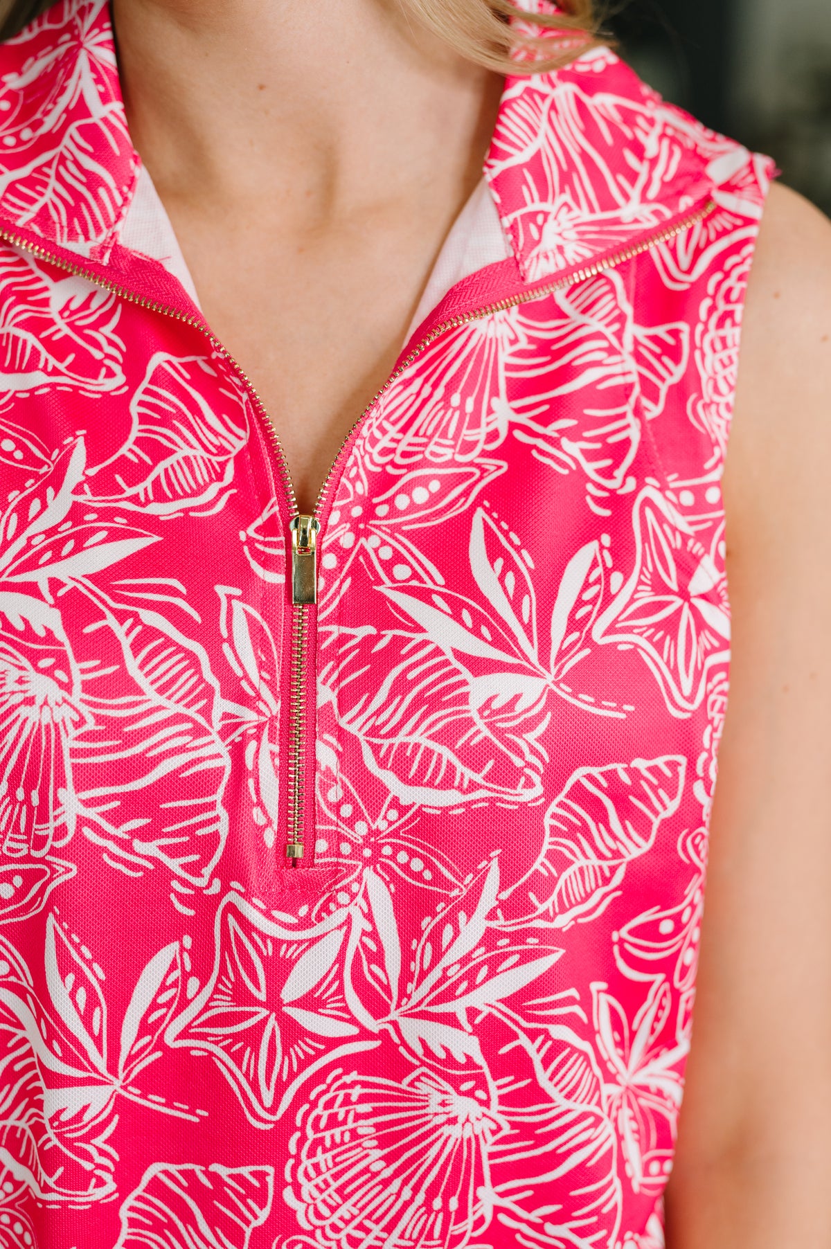 Harbour Quarter Zip Dress in Coastal Pink - 6/5/2026