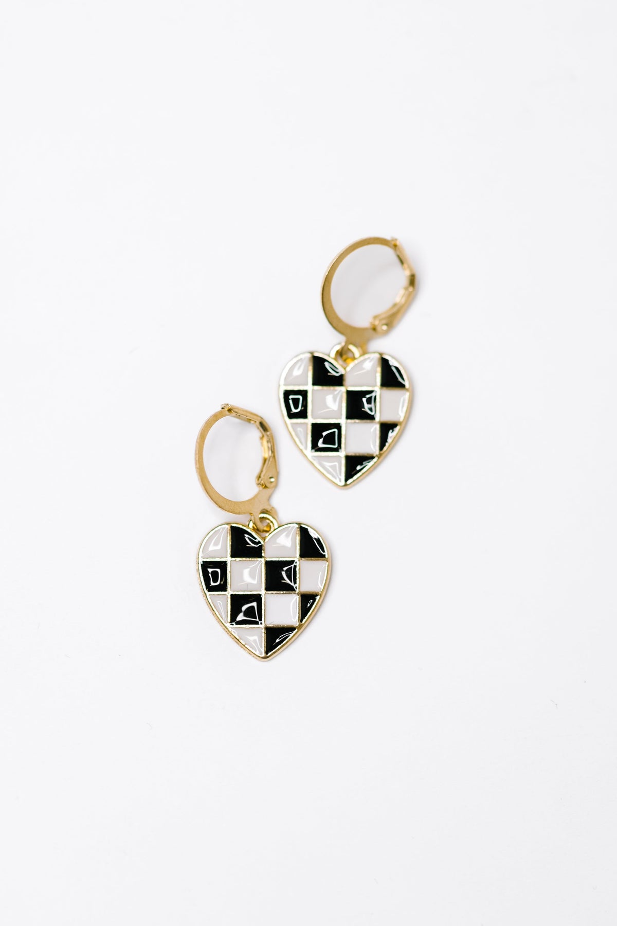 Heartbreaker Check Dangle Earrings - 7/24/2026