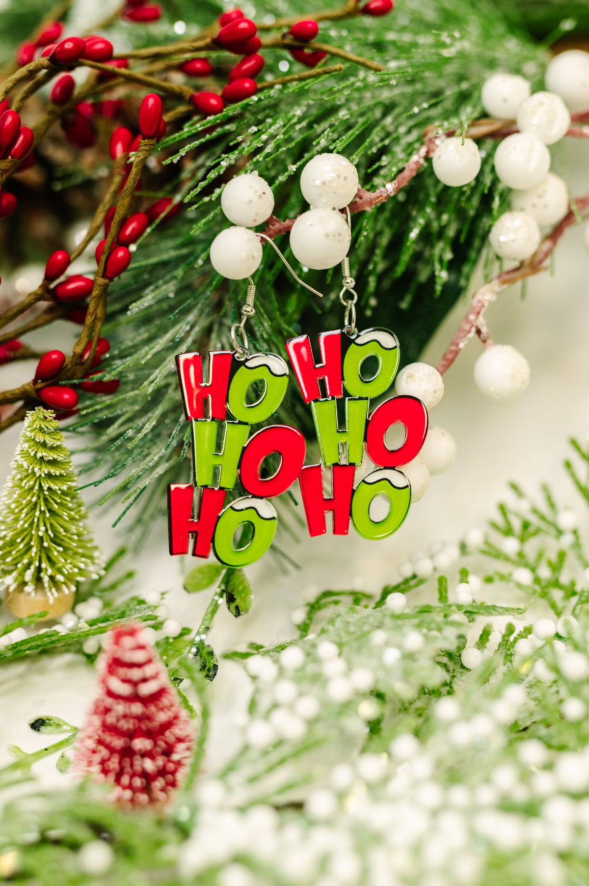 Ho,Ho, Ho Dangle Earrings - 11/14/2025