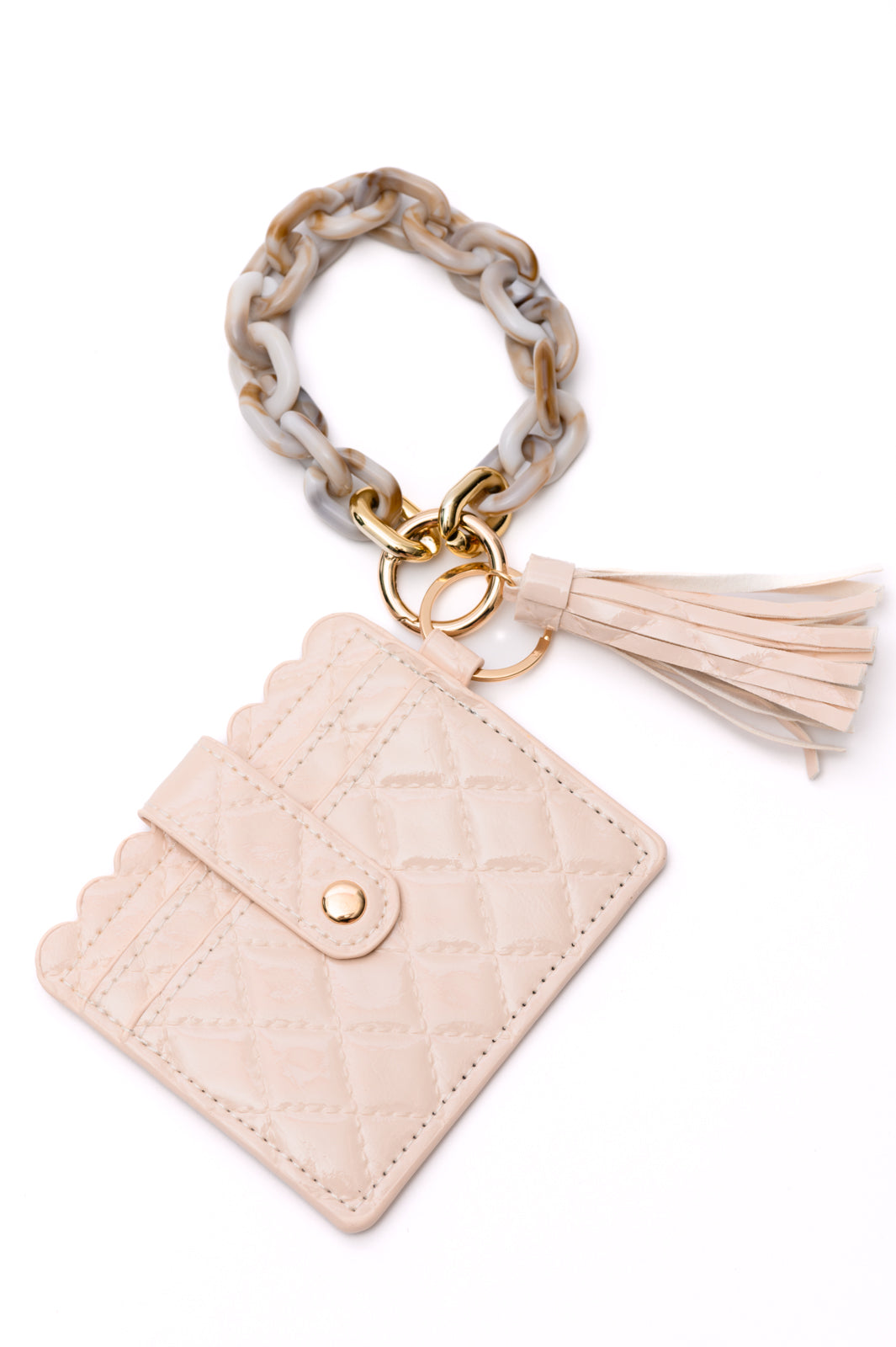 Hold Onto You Wristlet Wallet in Cream - 9/18/2023
