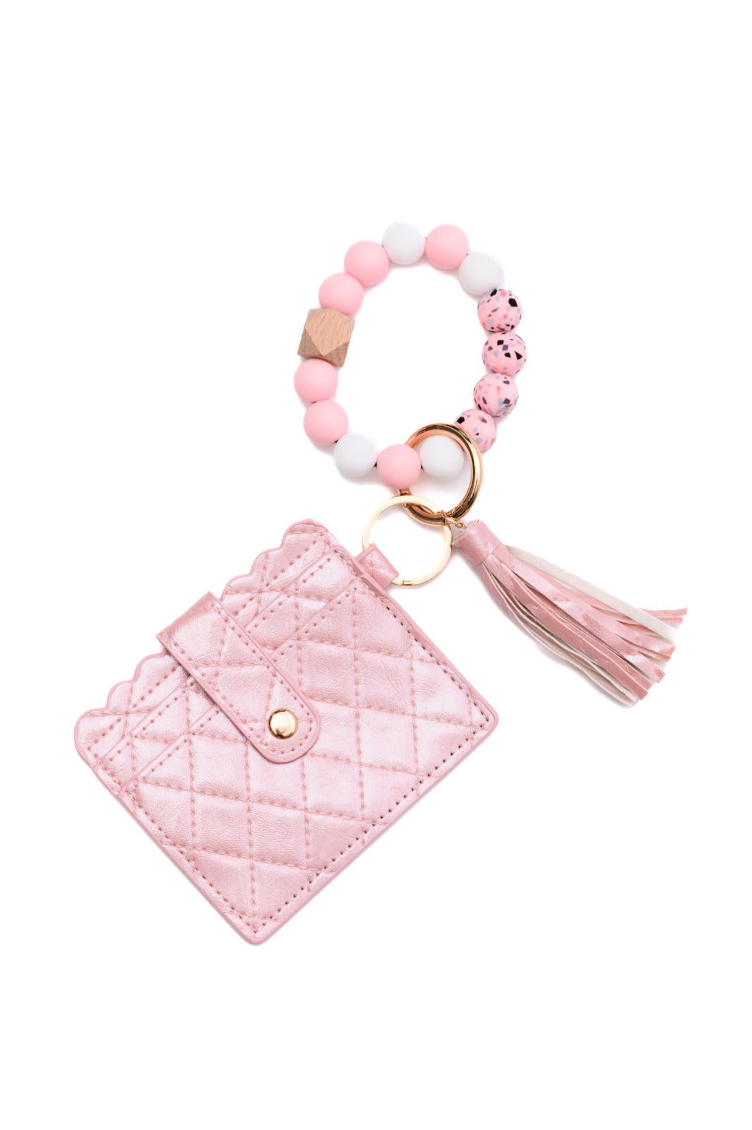 Hold Onto You Wristlet Wallet in Pink - 9/18/2023