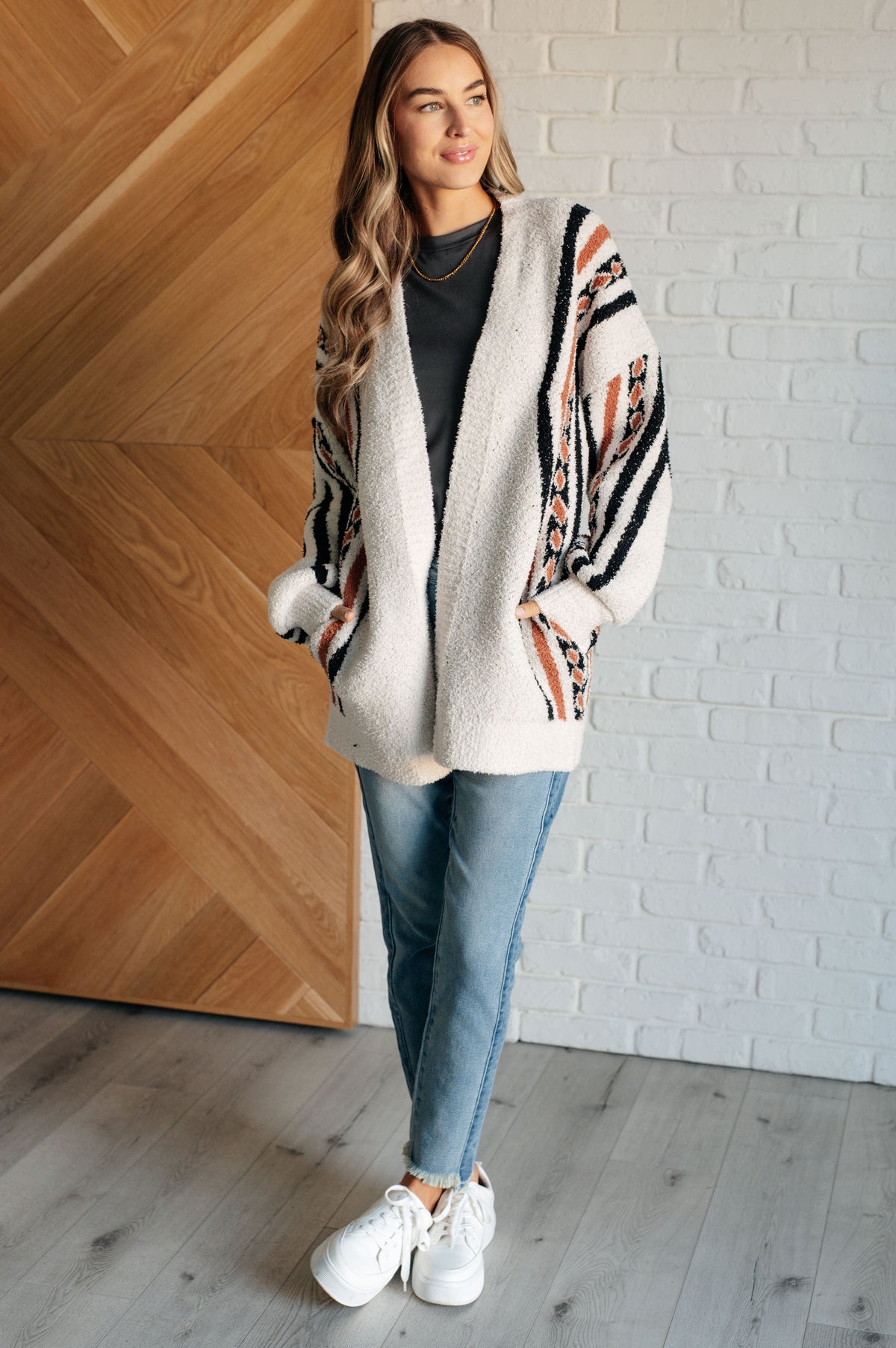 Holding On Aztec Print Cardigan - 11/14/2024