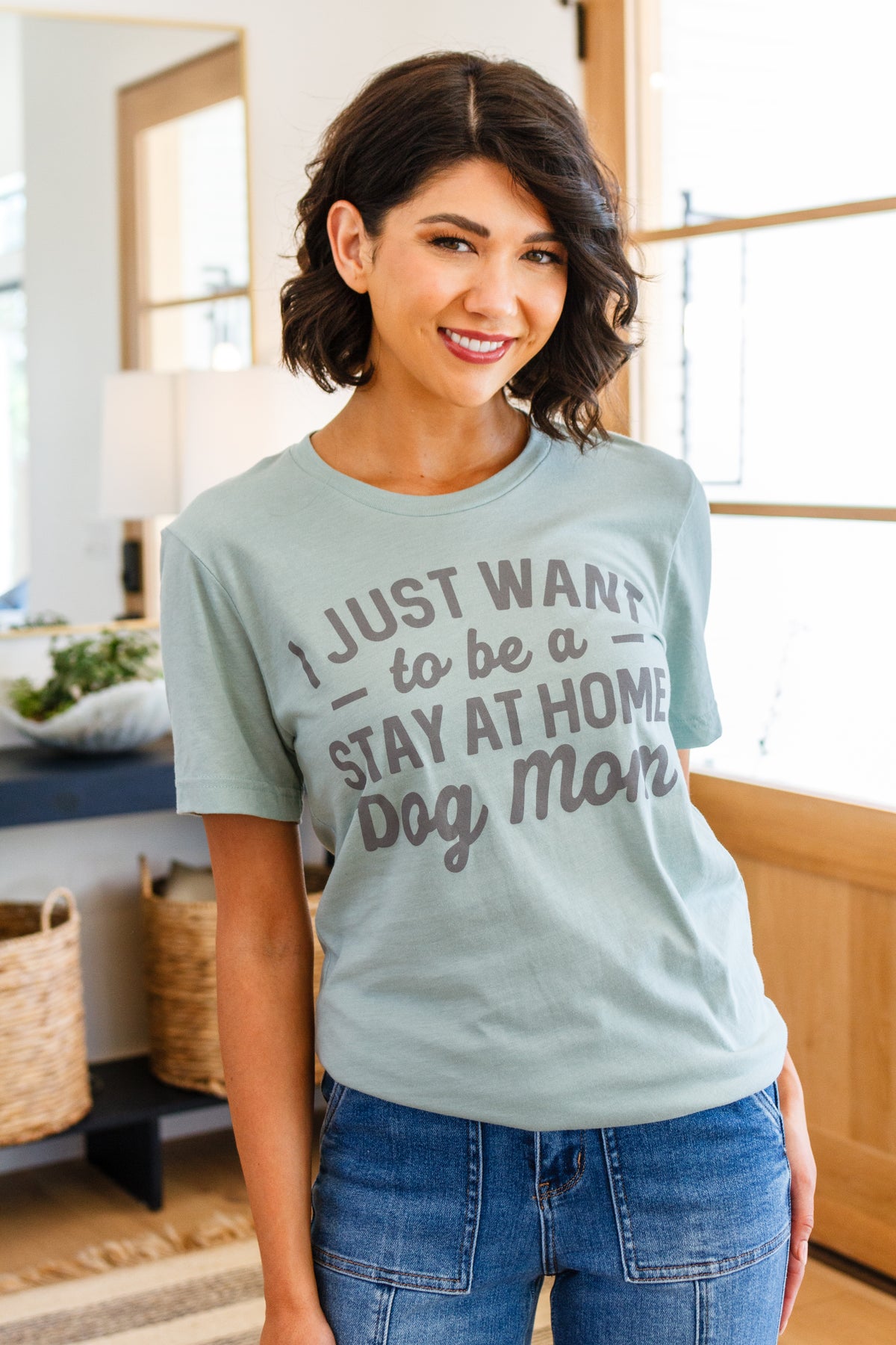 Stay At Home Dog Mom Graphic Tee - 10/9/2023