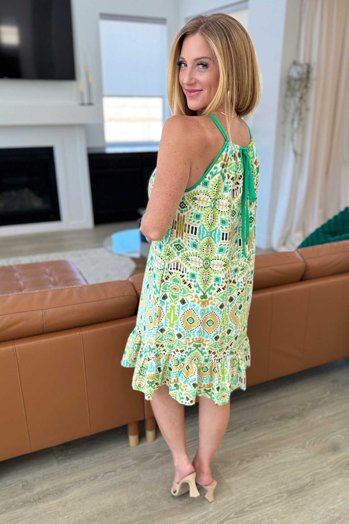 As You Walk On By Tank Dress in Lime - 6/25/2024