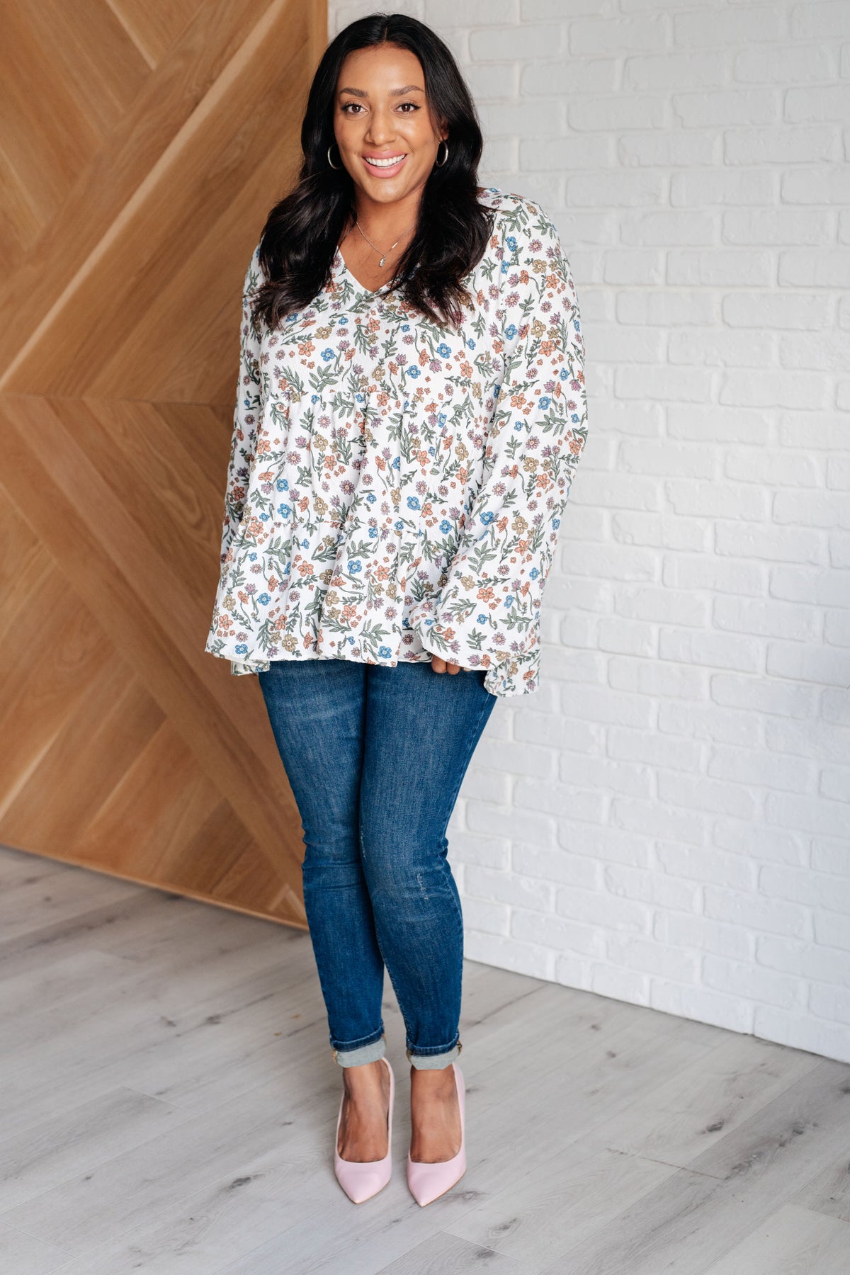 I Think I Can V-Neck Floral Top - 9/13/2024