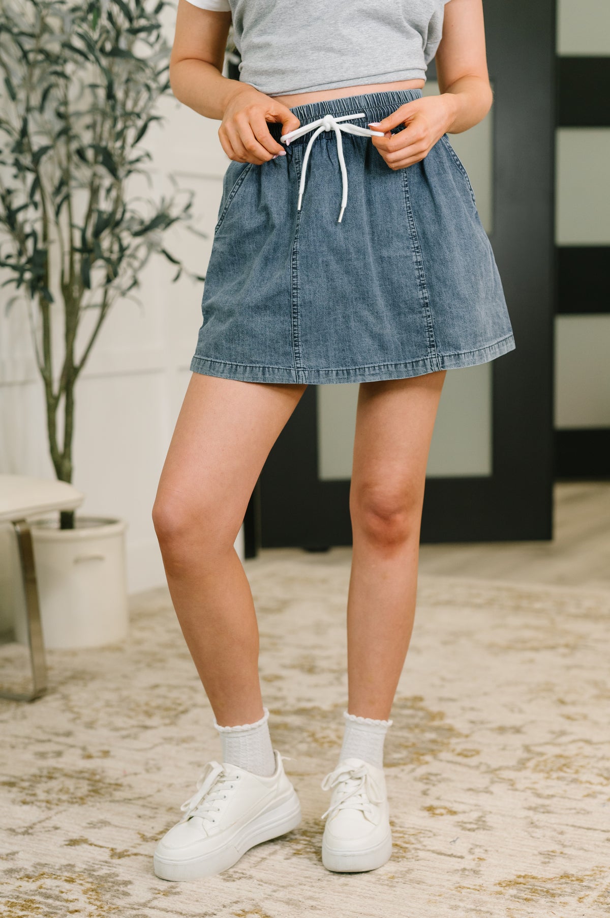 I'd Like to See You Try High Waisted Skort - 8/7/2026