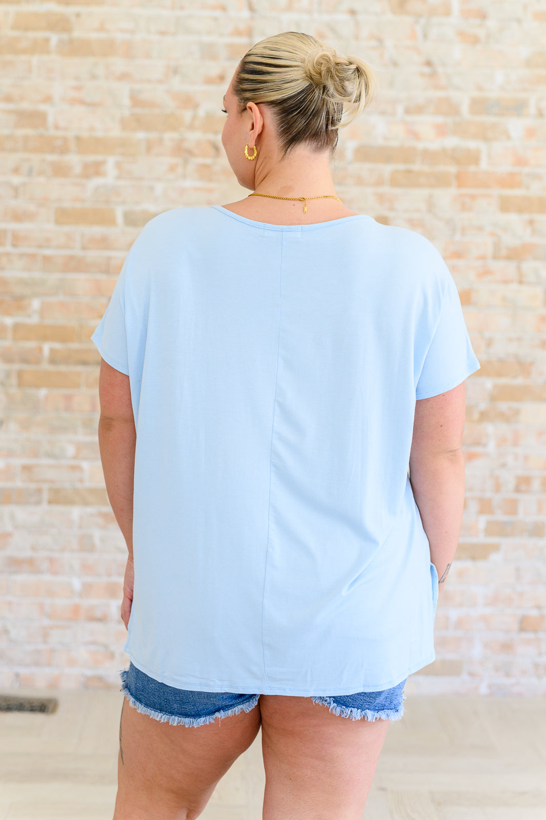 I'll Fly Away Round Neck Relaxed Top - 6/13/2024
