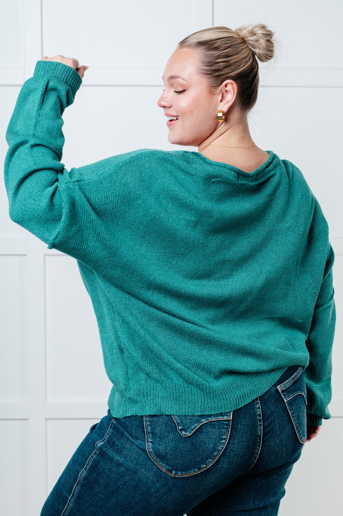 In Stitches Drop Shoulder Sweater - 11/26/2024