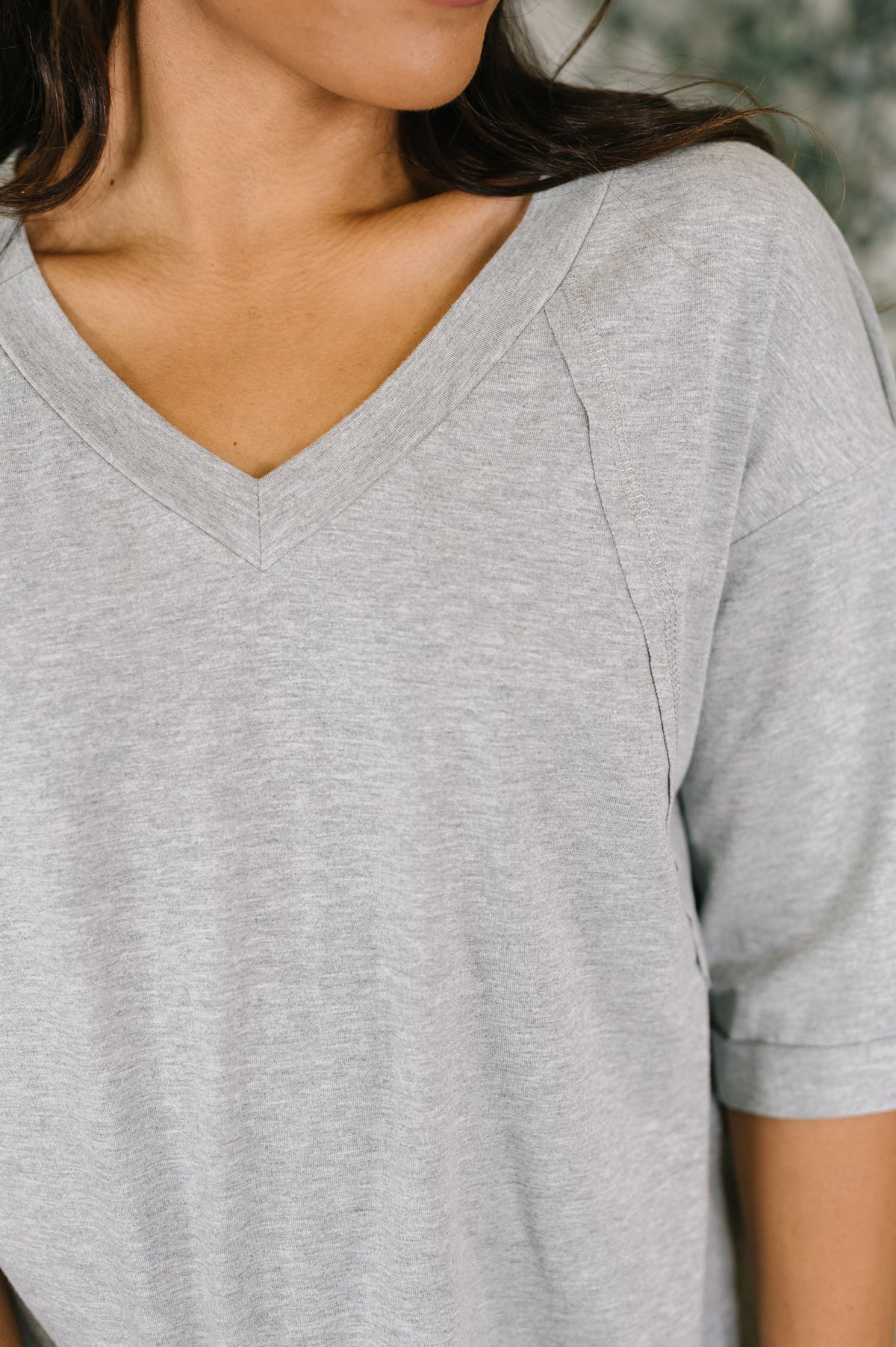 It's All You Oversized Tunic Top in Grey - 7/21/2026