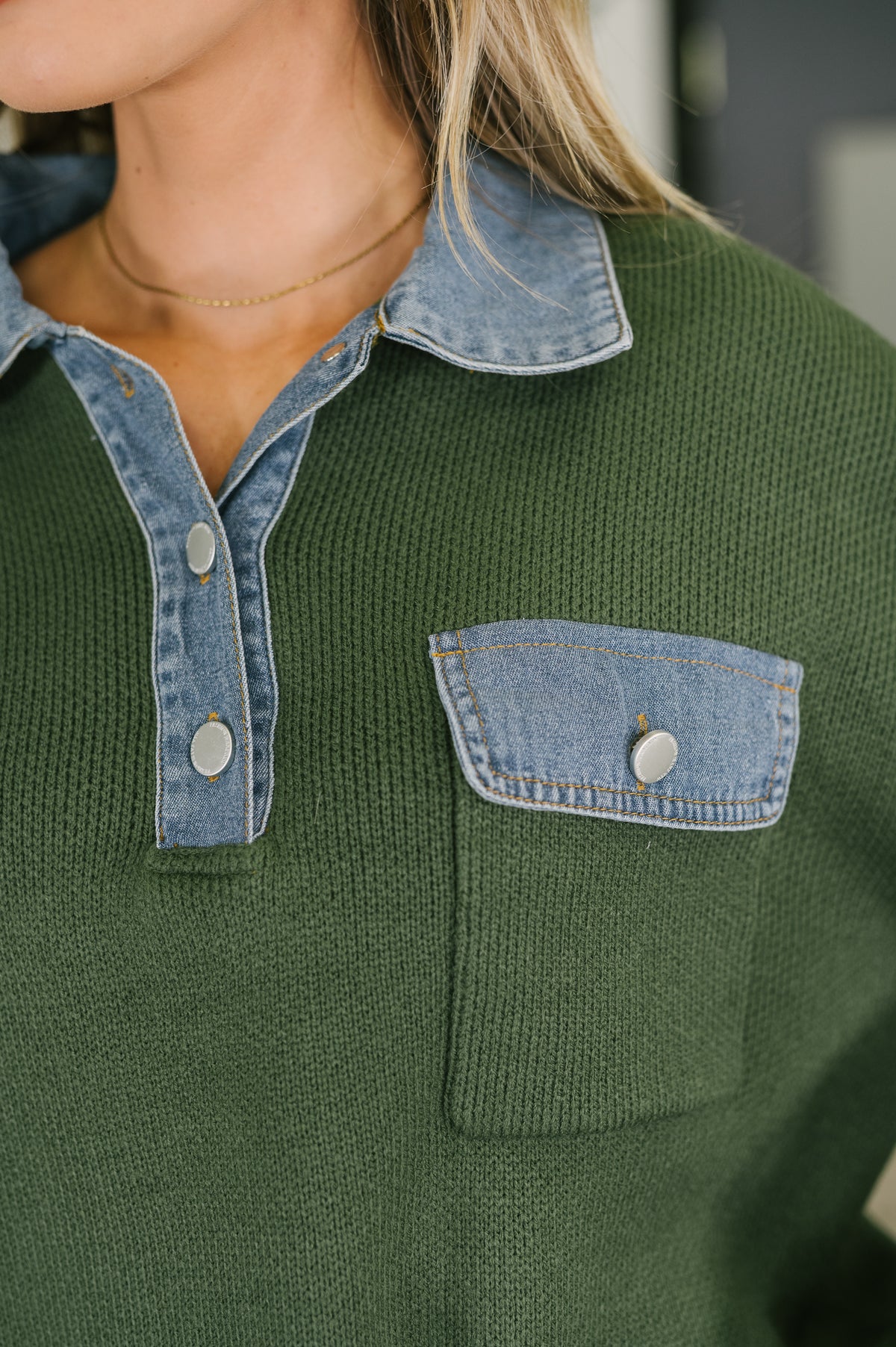 It's a Must Contrast Collared Sweater Top - 10/20/2026 - 10/20/2026