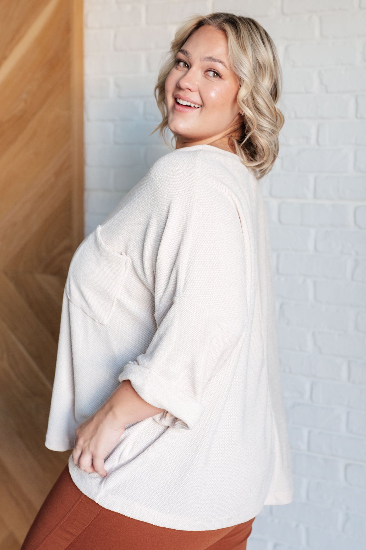 Ivory Thoughts Chenille Blouse - 9/15/2025