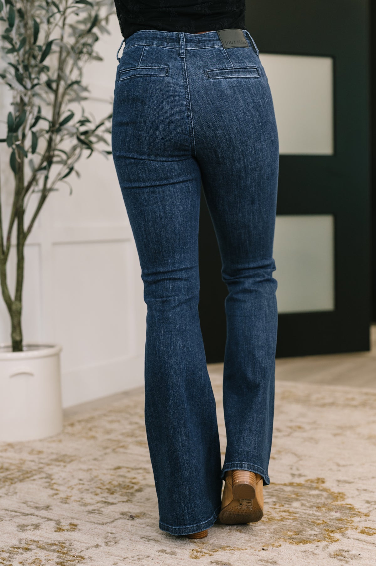 Jada High Waist Flare with Patch Pockets - 10/8/2025