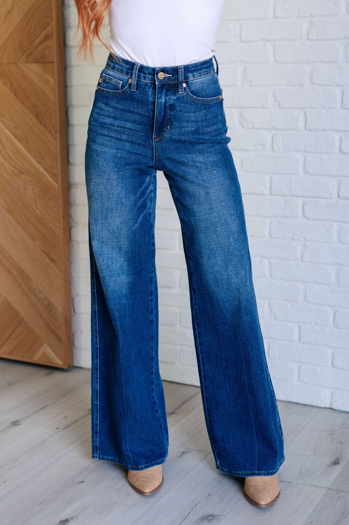 Eliza High Rise Control Top Retro Wide Leg Jeans - 9/25/2024