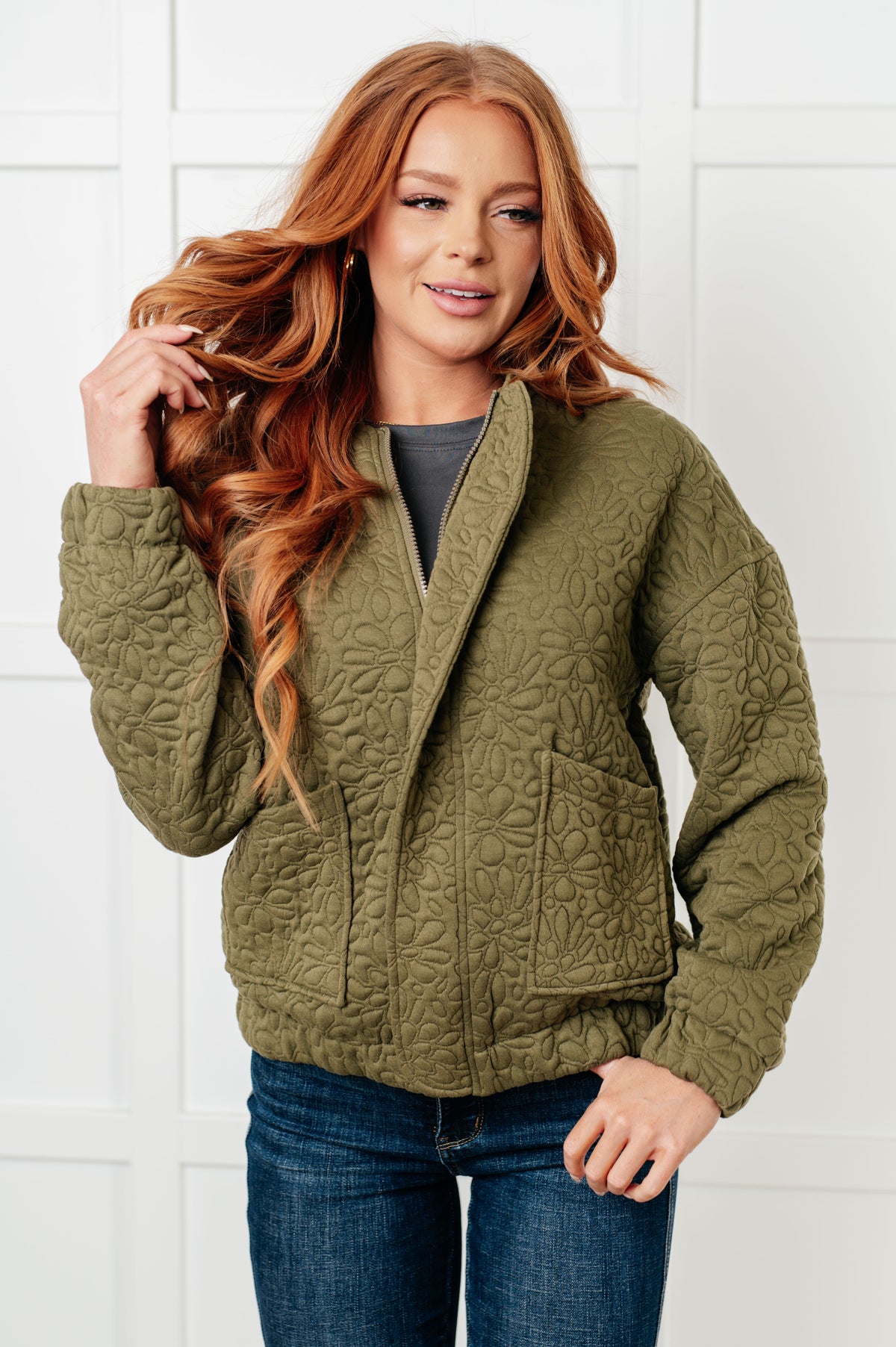 Jungle Explorer Quilted Zip Up Jacket - 12/10/2024