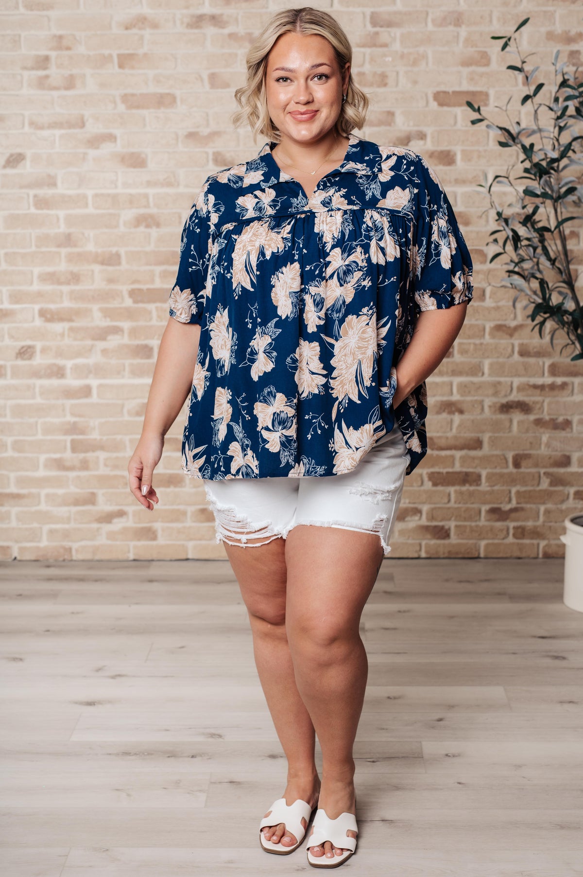 Just Coasting Floral Blouse - 6/18/2024