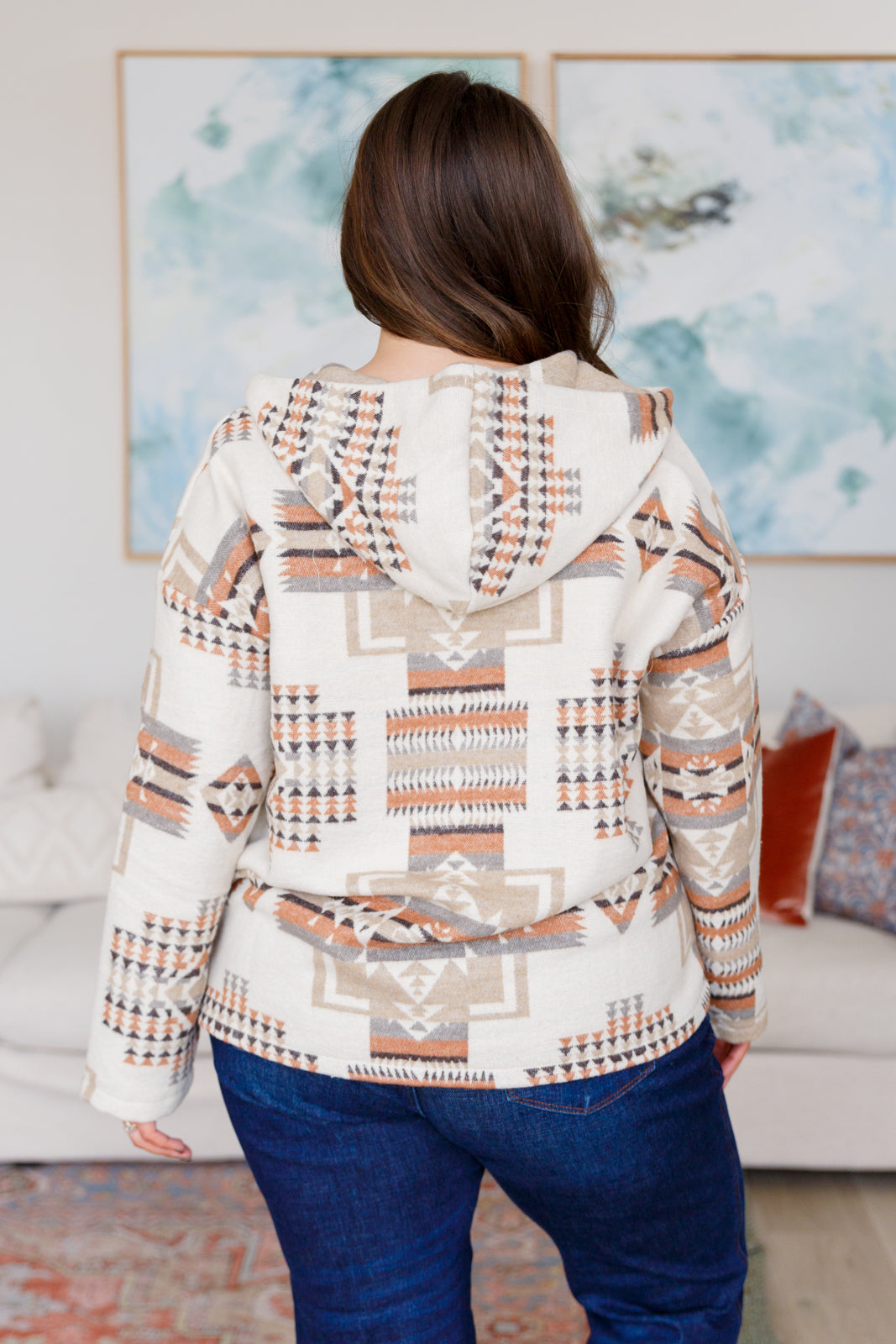 Just Going For It Aztec Hoodie - 1/30/2025