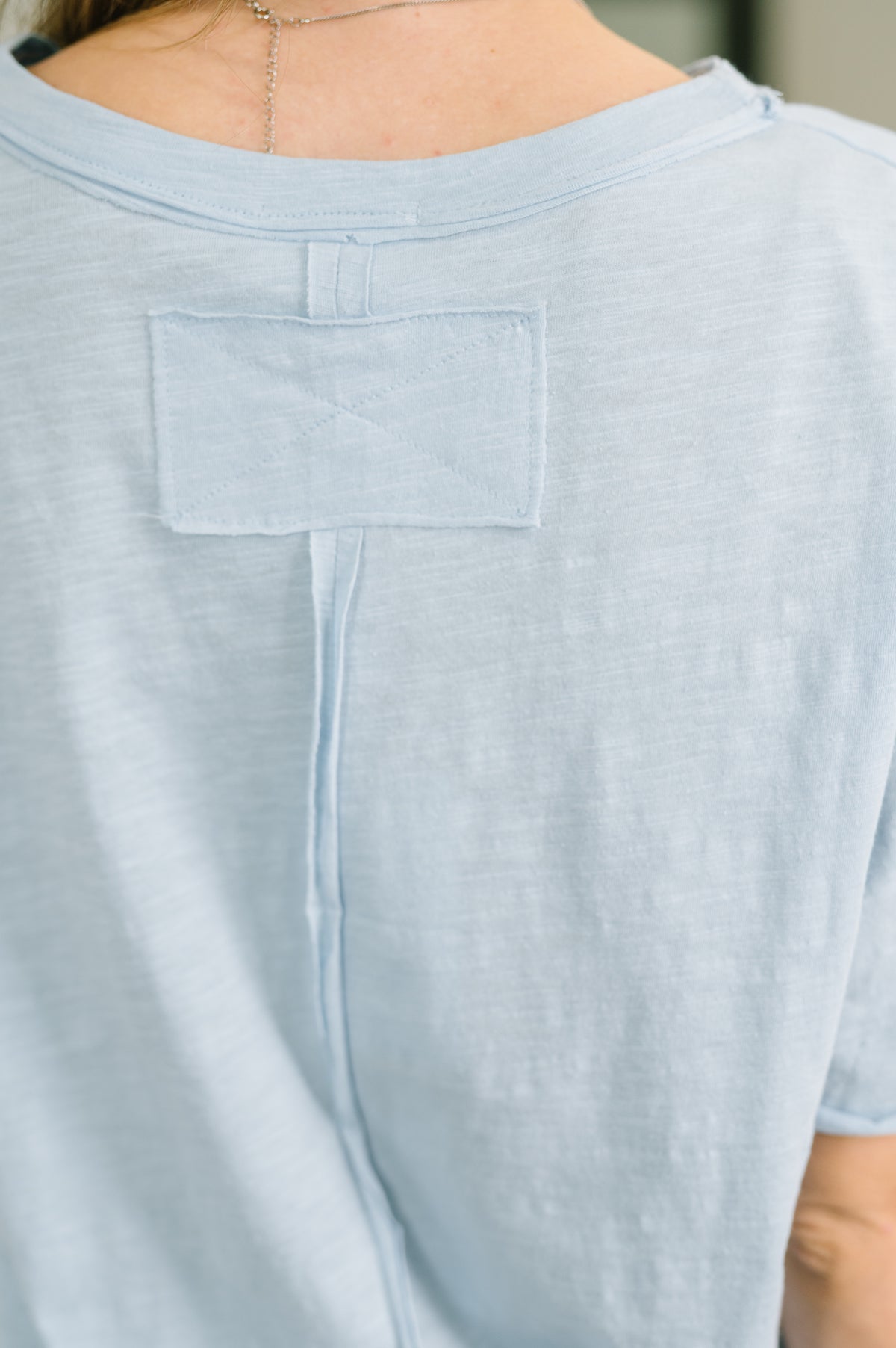 Just Like That Relaxed Heather Tee in Blue - 5/19/2026 NEW