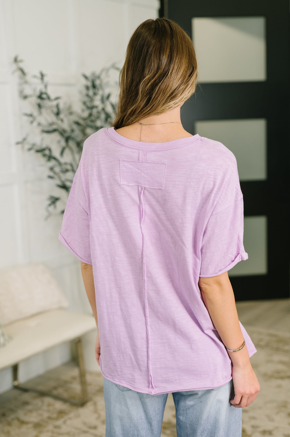 Just Like That Relaxed Heather Tee in Lilac - 5/19/2026 NEW