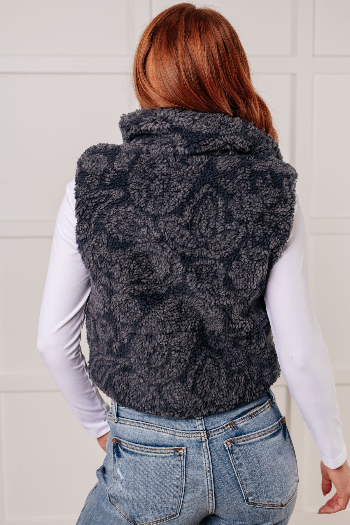 Just One More Layer Paisley Sherpa Print Vest - 11/5/2024