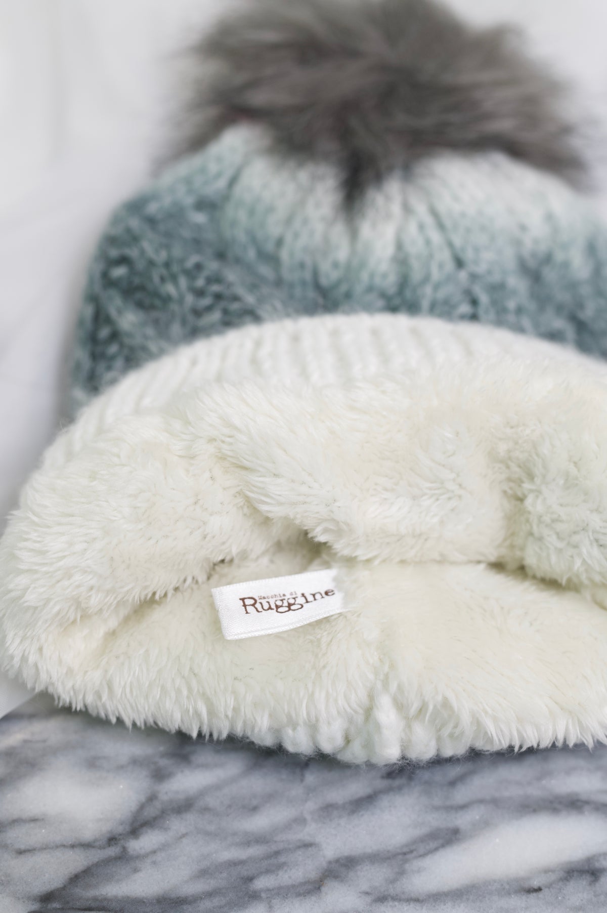 Somewhere Soft Ombre Cable Knit Pom Beanie - 11/13/2026