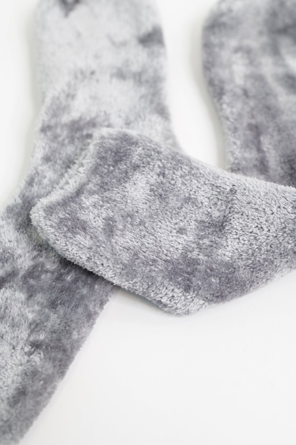 Soft Form Luxury Chenille Socks in Grey - 11/13/2026