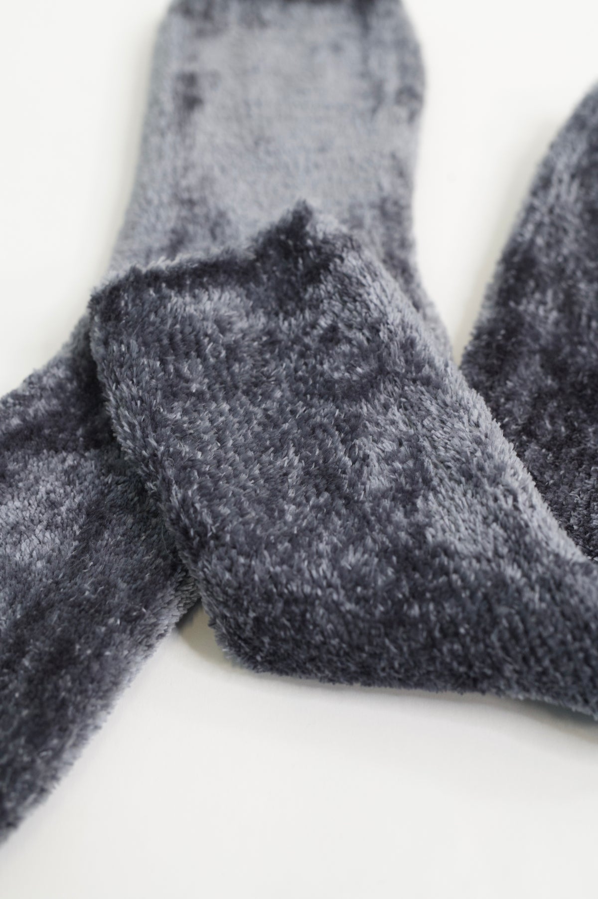 Soft Form Luxury Chenille Socks in Charcoal - 11/13/2026