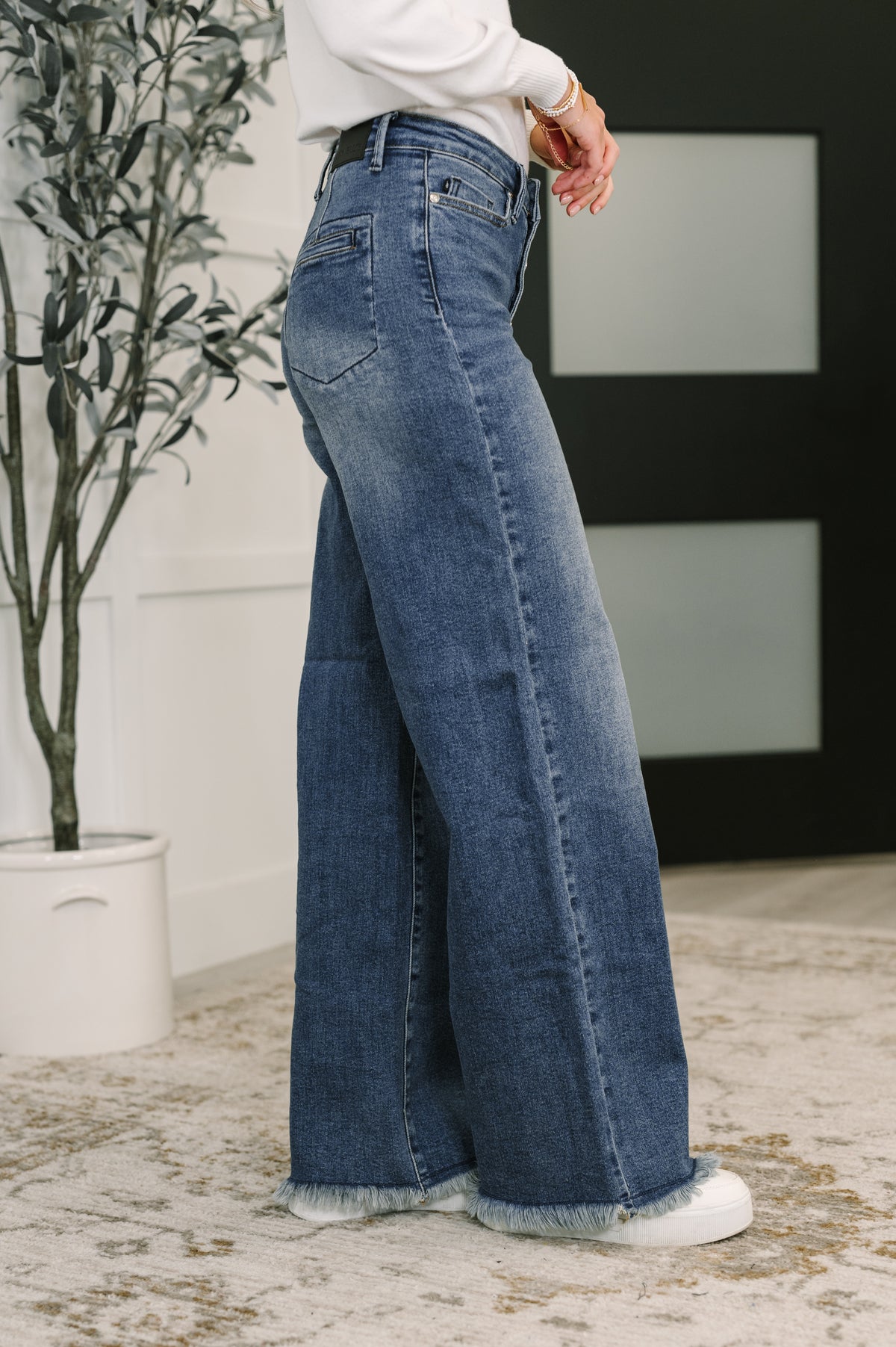 Karla High Waist Column Straight Button-Fly & Back Welt Pkts - 9/17/2025 NEW