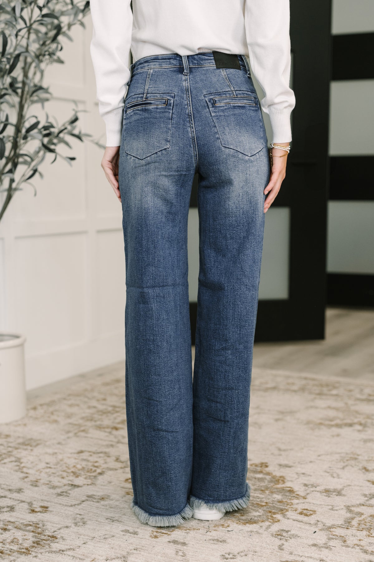 Karla High Waist Column Straight Button-Fly & Back Welt Pkts - 9/17/2025 NEW