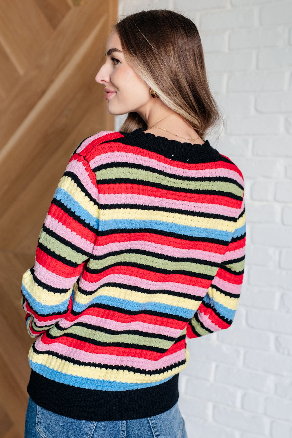 Keep Dreaming Striped Sweater - 9/16/2025