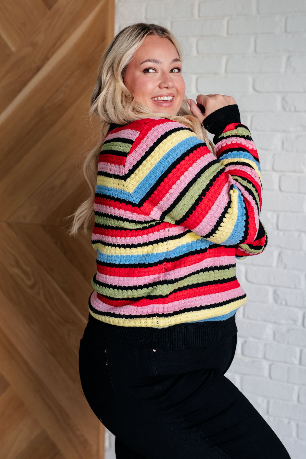 Keep Dreaming Striped Sweater - 9/16/2025