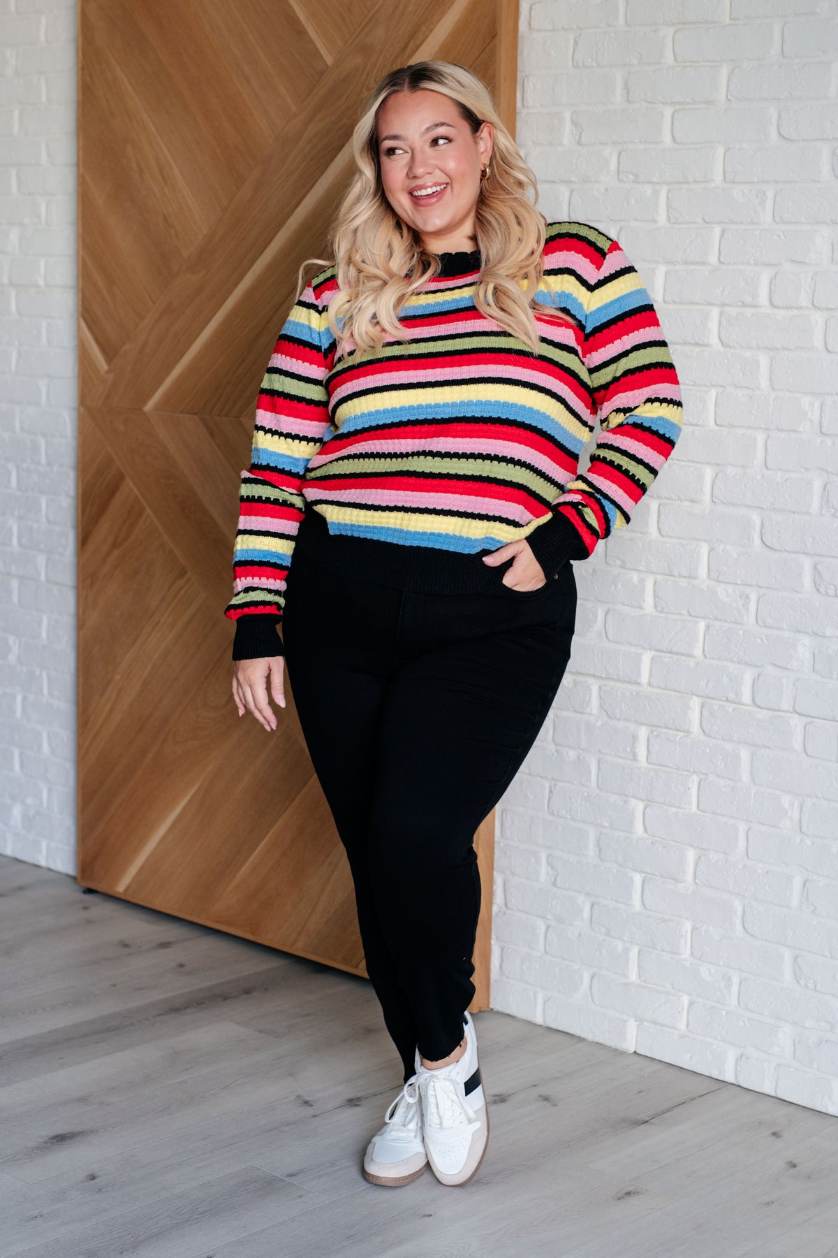Keep Dreaming Striped Sweater - 9/16/2025